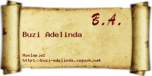 Buzi Adelinda névjegykártya